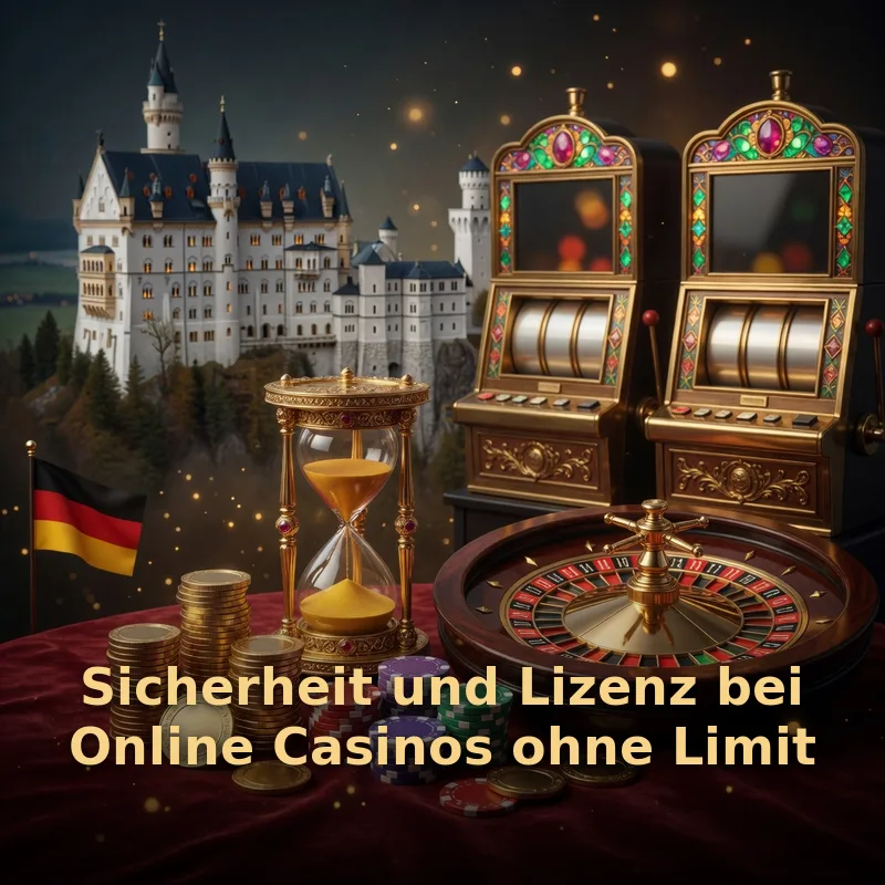 Sicherheit und Lizenz bei Online Casinos ohne Limit